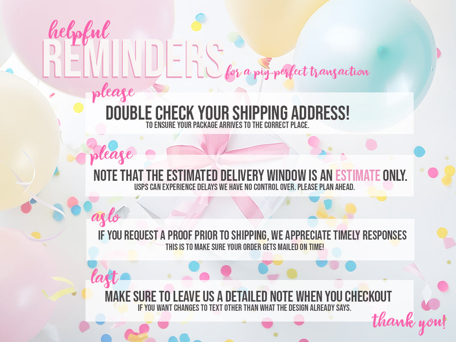 Pink Glitter Confetti Birthday Lip Balm Labels