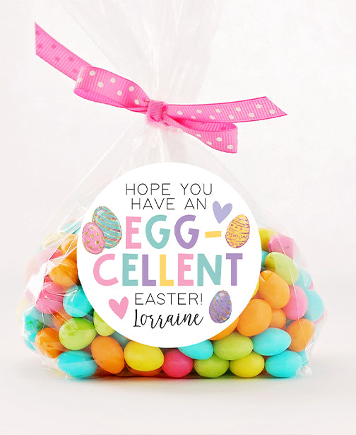 Egg-cellent Happy Easter Stickers
