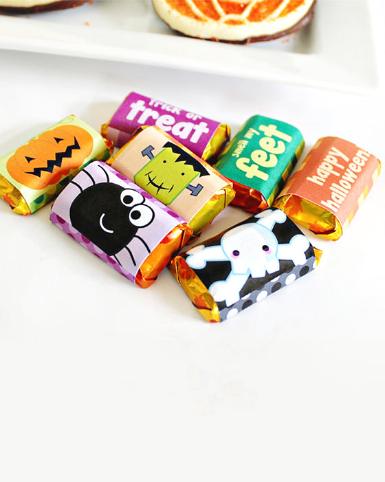 Happy Halloween Printable Mini Candy Wrappers