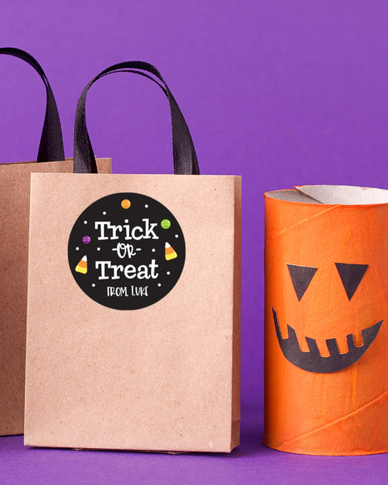 Trick or Treat Halloween Stickers