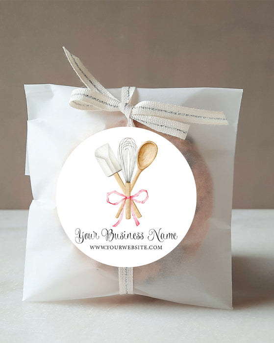 Whisk Spoon Bouquet Baked Goods Stickers