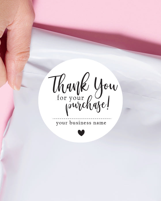 Thank You for Your Business Stickers