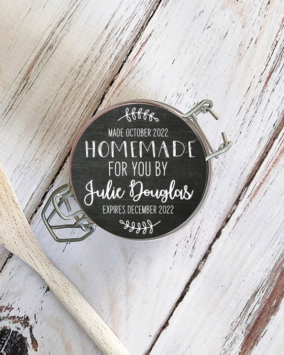 Chalkboard Canning Jar Stickers