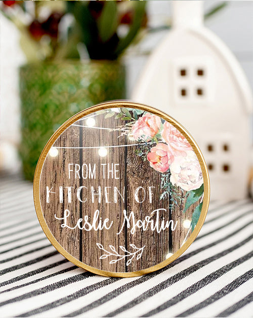 Rustic Lights Canning Jar Stickers