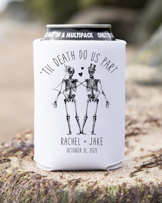 Til Death Do Us Part Wedding Koozie