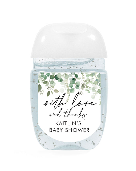 Eucalyptus Baby Hand Sanitizer Label