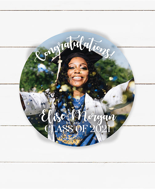 Custom Photo Graduation Stickers