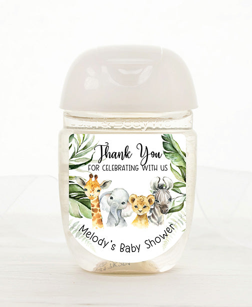 Safari Baby Hand Sanitizer Label