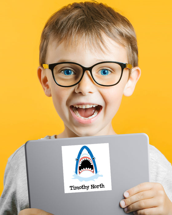 Shark Back to School Name Labels
