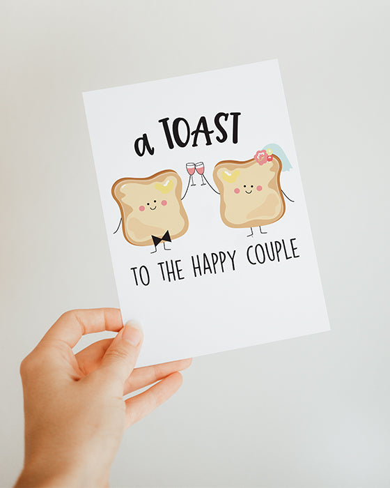 A Toast to the Happy Couple Greeting Card