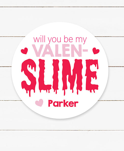 Valen-SLIME Valentine Stickers