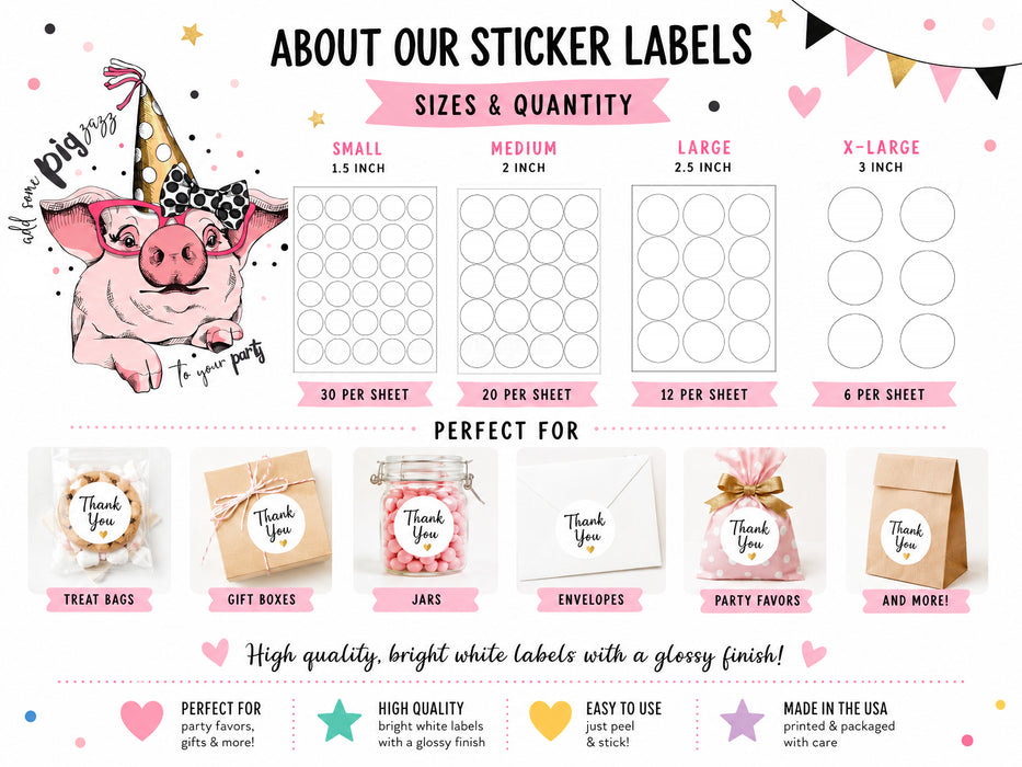 Yellow Floral Bridal Shower Stickers