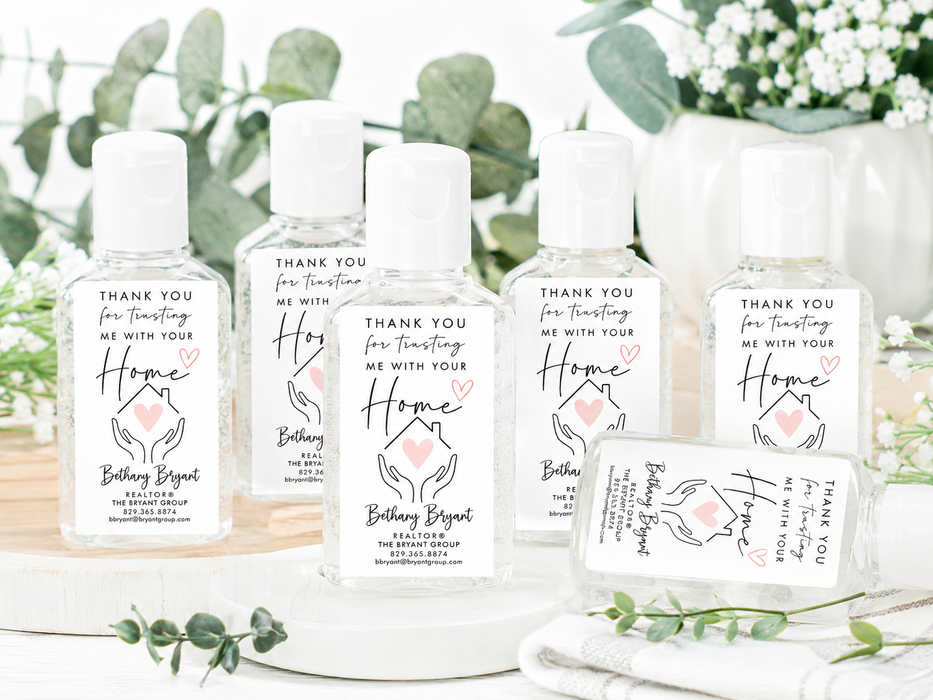 Realtor Hand Sanitizer Stickers
