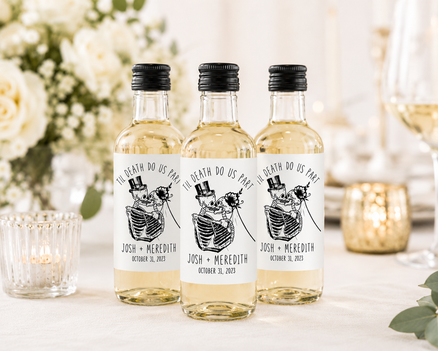 Til Death Do Us Part Wine Labels