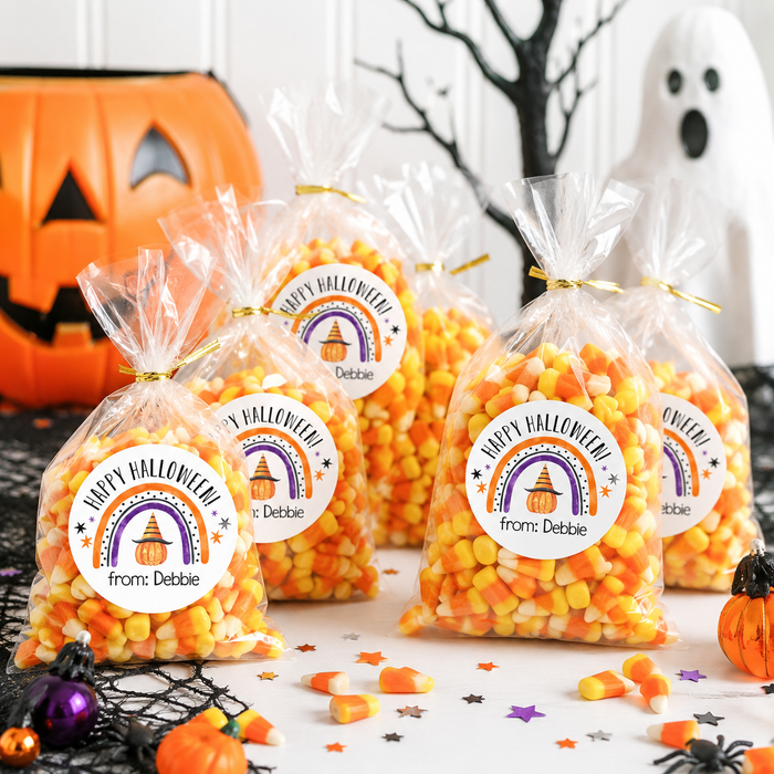 Halloween Rainbow Treat Stickers
