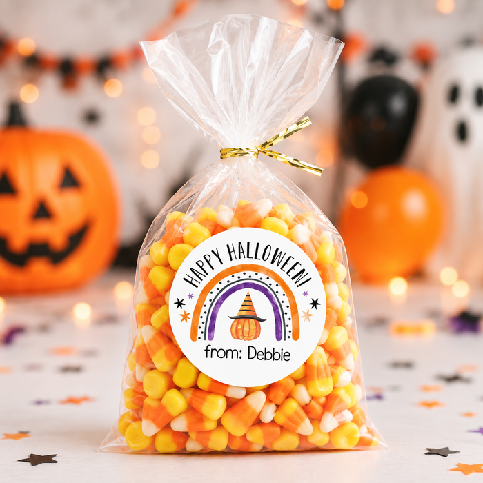 Halloween Rainbow Treat Stickers