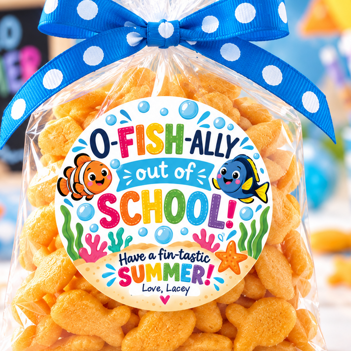 O-Fish-Ally Out of School Stickers