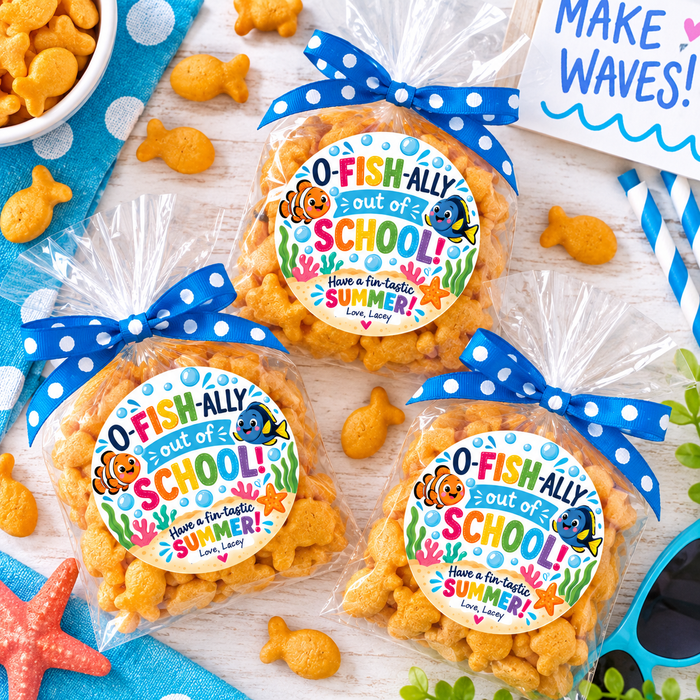 O-Fish-Ally Out of School Stickers