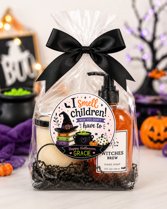 I Smell Children Halloween Teacher Gift Stickers