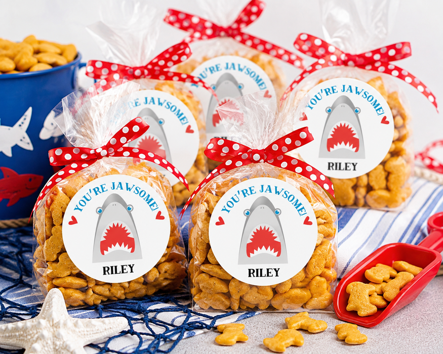 Jawsome Valentine Stickers