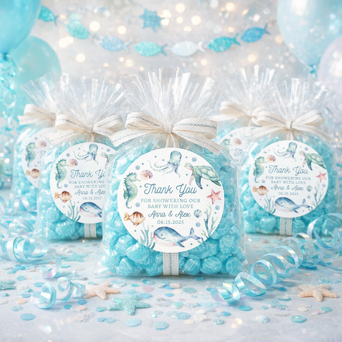 Under the Sea Baby Shower Stickers