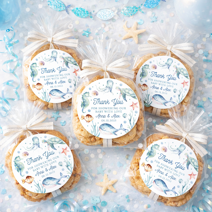 Under the Sea Baby Shower Stickers
