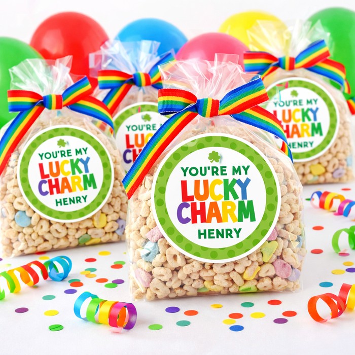 Lucky Charm St Patricks Day Stickers