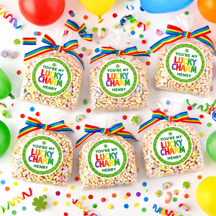 Lucky Charm St Patricks Day Stickers