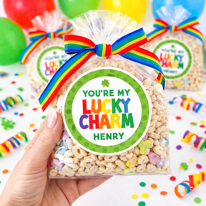 Lucky Charm St Patricks Day Stickers