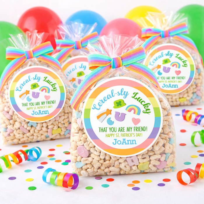 Cereal-sly Lucky St Patricks Day Stickers
