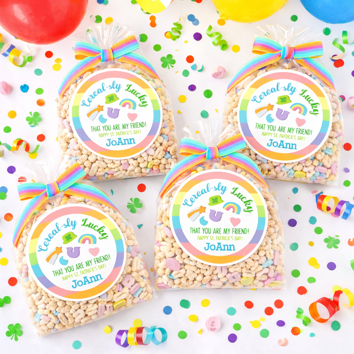 Cereal-sly Lucky St Patricks Day Stickers