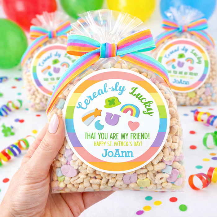 Cereal-sly Lucky St Patricks Day Stickers