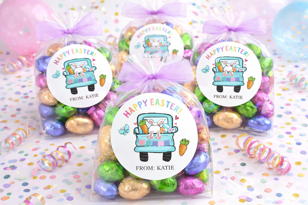 Easter Truck Party Stickers