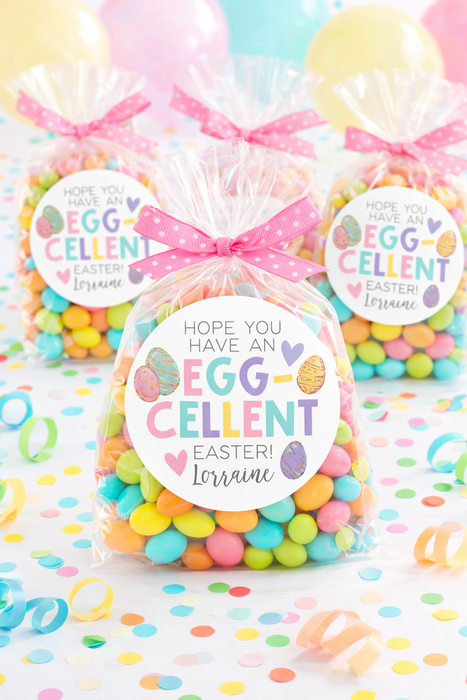 Egg-cellent Happy Easter Stickers