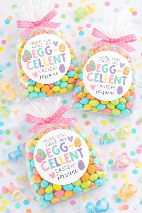 Egg-cellent Happy Easter Stickers
