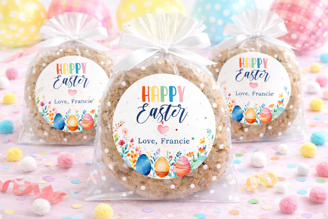 Bright Eggs Easter Party Stickers