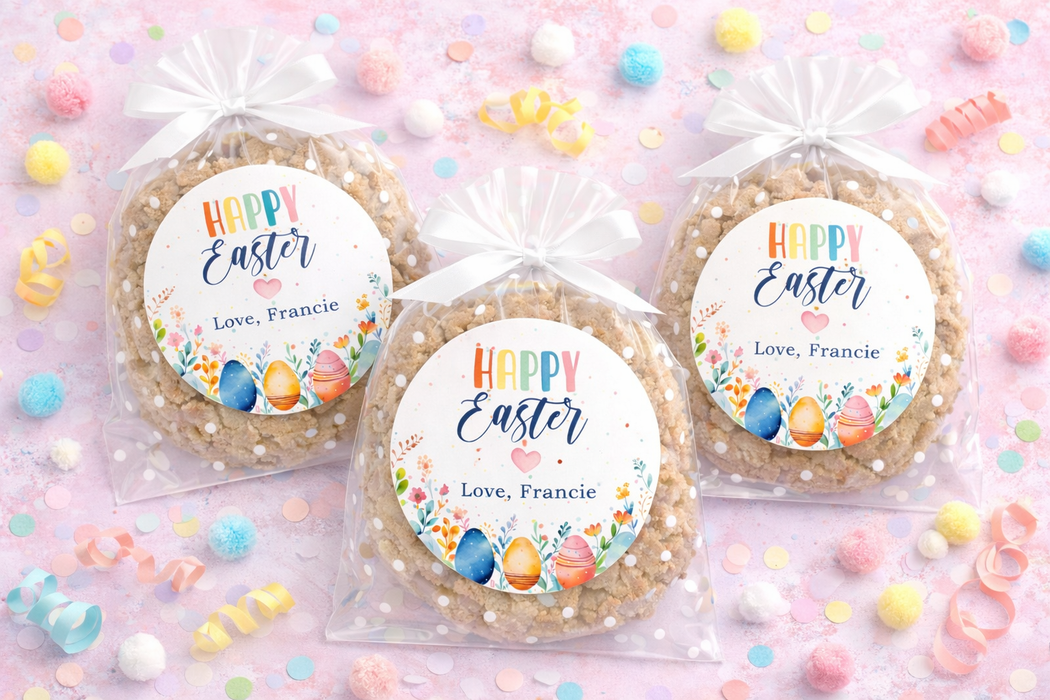 Bright Eggs Easter Party Stickers