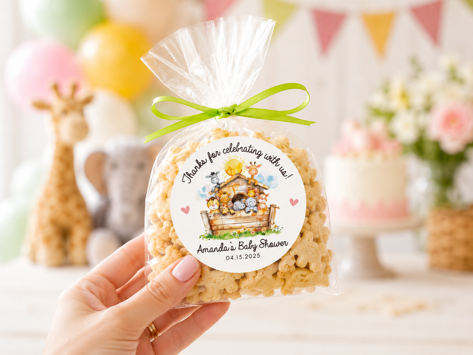 Animal Ark Baby Shower Stickers