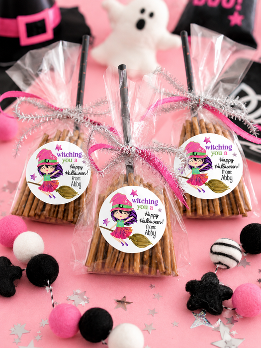 Witching Halloween Treat Sticker