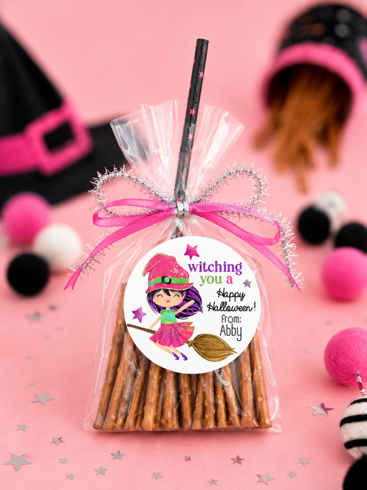 Witching Halloween Treat Sticker