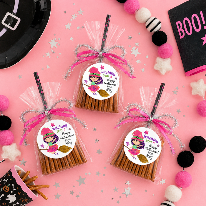 Witching Halloween Treat Sticker