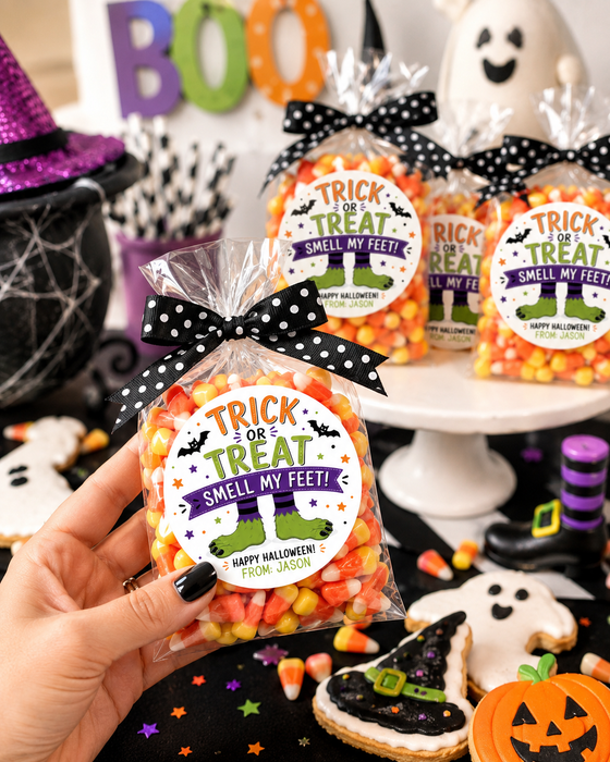Smell my Feet Halloween Stickers