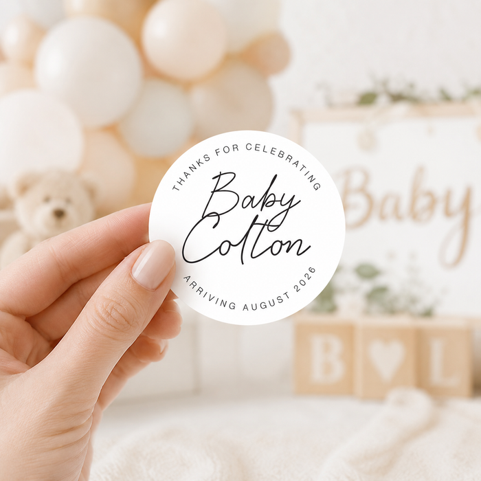 Celebrate Baby Shower Stickers