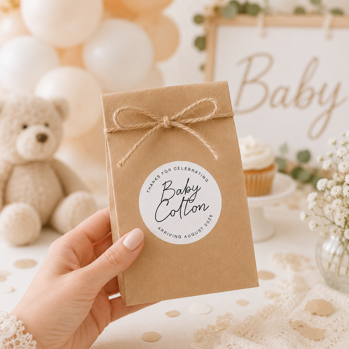 Celebrate Baby Shower Stickers