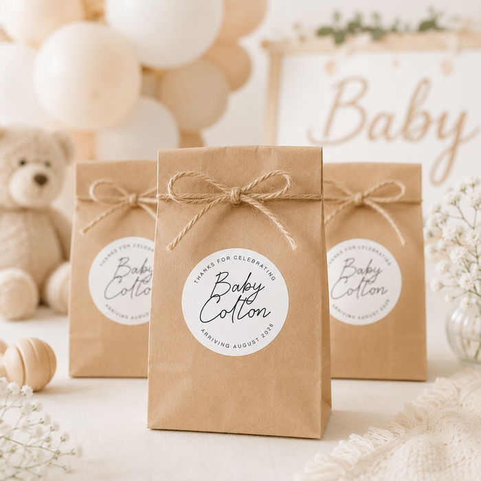 Celebrate Baby Shower Stickers