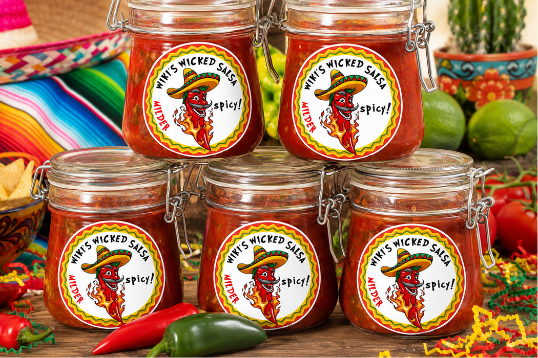 Homemade Salsa Stickers