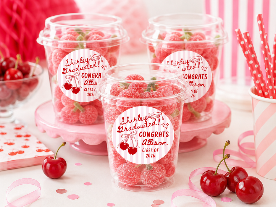 Shirley Temple Graduation Stickers
