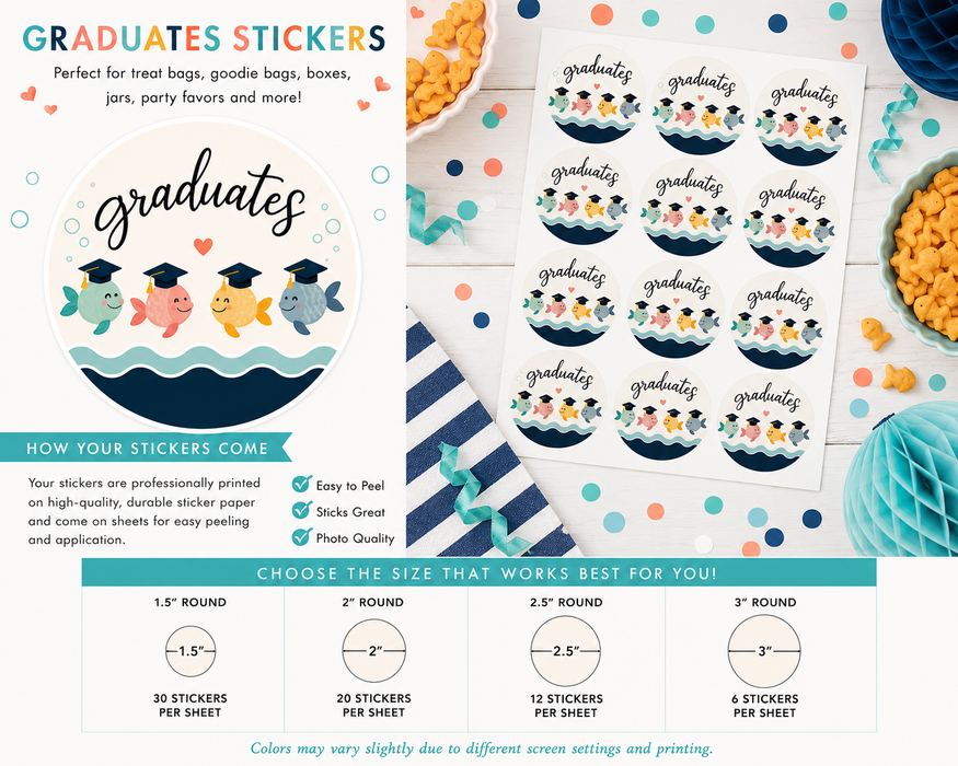 O-Fish-Ally Graduates Stickers