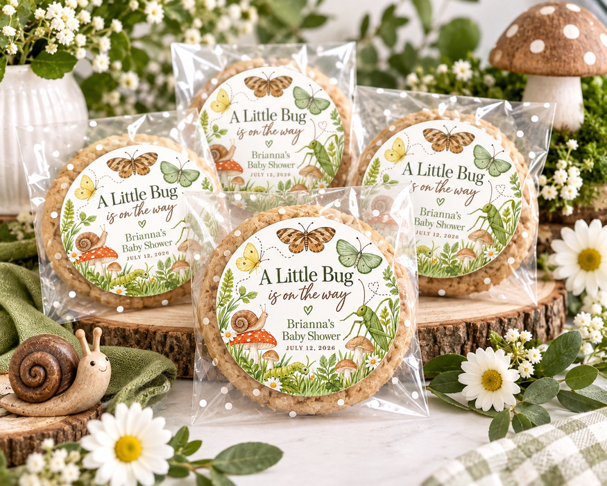 Little Bug Baby Shower Stickers
