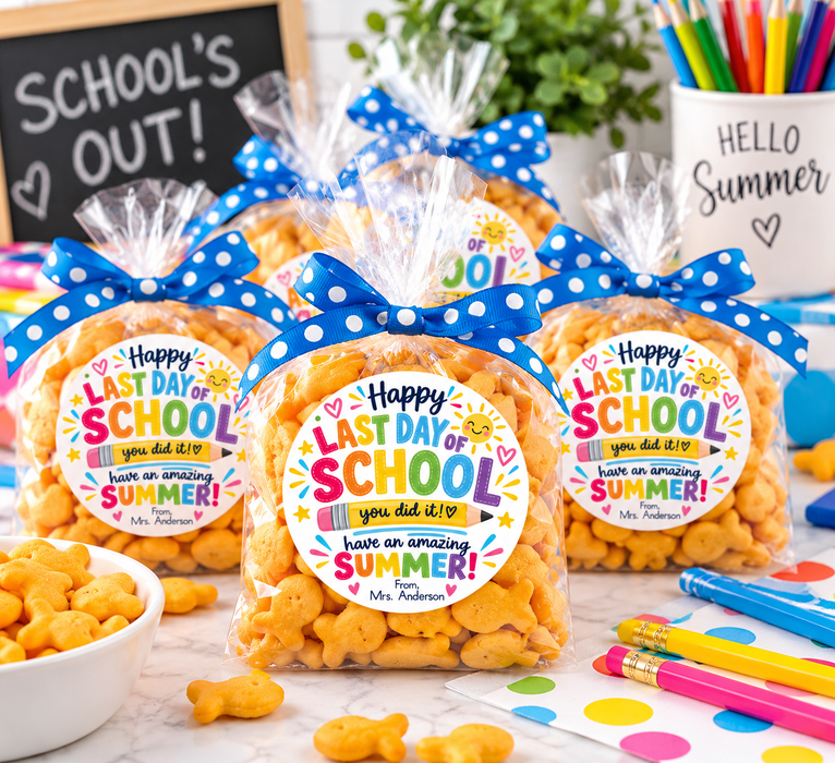 Last Day of School Summer Stickers